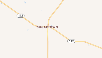 Sugartown, Louisiana map