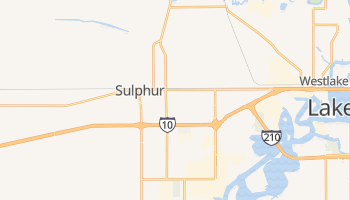 Sulphur, Louisiana map