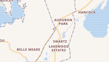 Swartz, Louisiana map