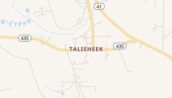 Talisheek, Louisiana map