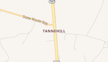 Tannehill, Louisiana map