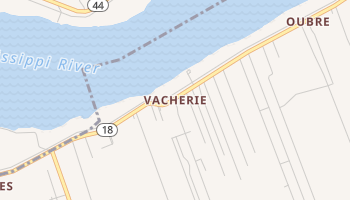 Vacherie, Louisiana map