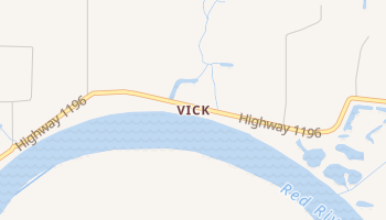 Vick, Louisiana map