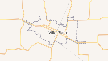 Ville Platte, Louisiana map