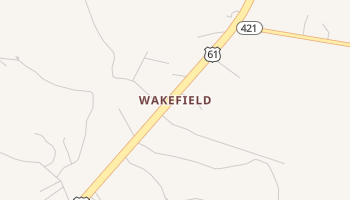 Wakefield, Louisiana map