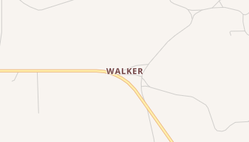 Walker, Louisiana map