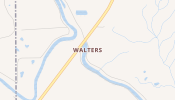 Walters, Louisiana map