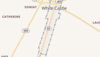 White Castle, Louisiana map