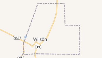 Wilson, Louisiana map