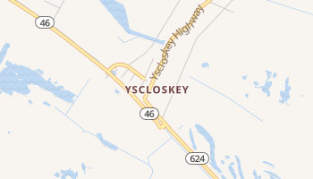 Yscloskey, Louisiana map