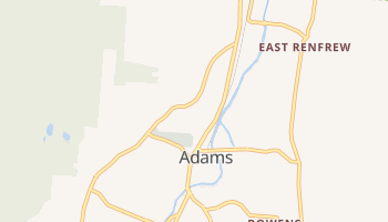 Adams, Massachusetts map