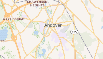 Andover, Massachusetts map