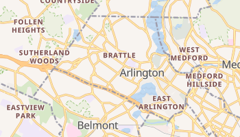 Arlington, Massachusetts map