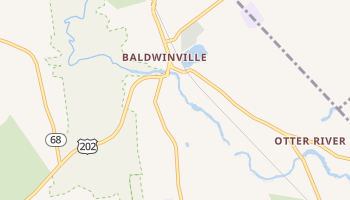 Baldwinville, Massachusetts map