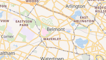 Belmont, Massachusetts map
