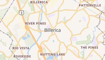 Billerica, Massachusetts map
