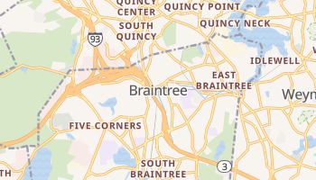 Braintree, Massachusetts map