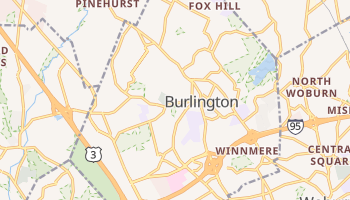 Burlington, Massachusetts map
