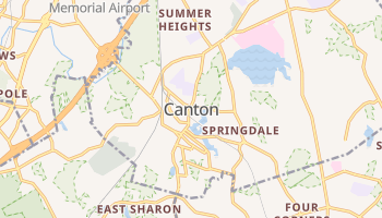 Canton, Massachusetts map
