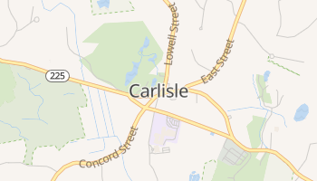 Carlisle, Massachusetts map