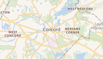 Concord, Massachusetts map