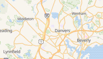 Danvers, Massachusetts map