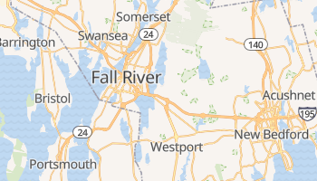 Fall River, Massachusetts map