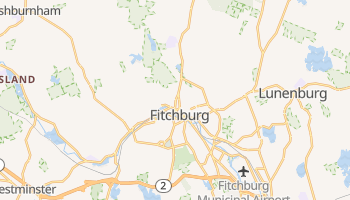 Fitchburg, Massachusetts map