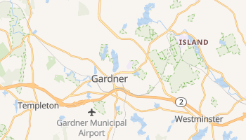 Gardner, Massachusetts map