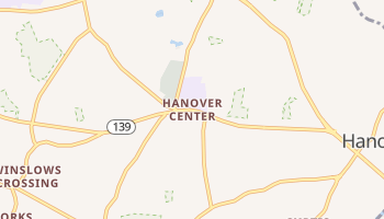 Hanover Center, Massachusetts map