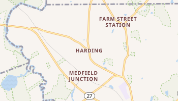Harding, Massachusetts map