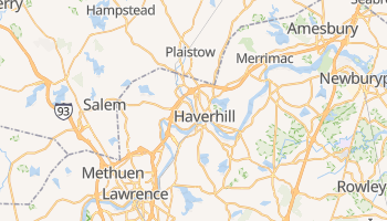 Haverhill, Massachusetts map