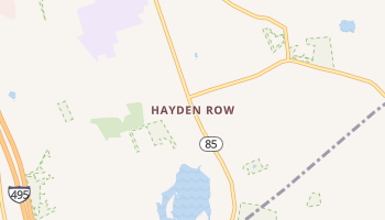 Hayden Row, Massachusetts map