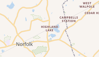 Highland Lake, Massachusetts map