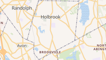 Holbrook, Massachusetts map