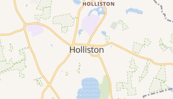 Holliston, Massachusetts map