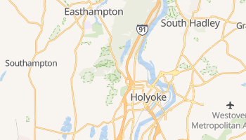 Holyoke, Massachusetts map