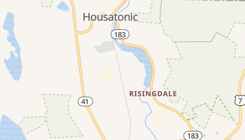 Housatonic, Massachusetts map
