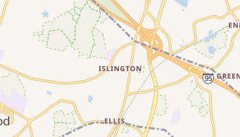 Islington, Massachusetts map
