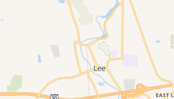 Lee, Massachusetts map