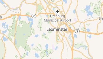 Leominster, Massachusetts map