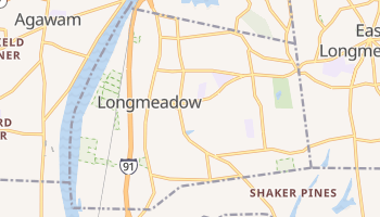 Longmeadow, Massachusetts map