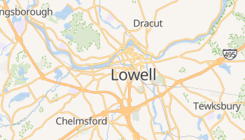 Lowell, Massachusetts map