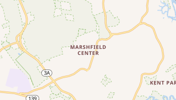 Marshfield Center, Massachusetts map