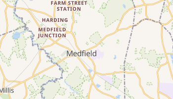 Medfield, Massachusetts map