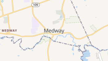 Medway, Massachusetts map