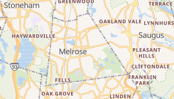 Melrose, Massachusetts map