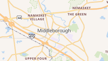 Middleboro, Massachusetts map