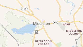 Middleton, Massachusetts map