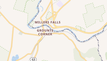 Millers Falls, Massachusetts map